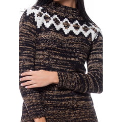 Blusa raglan mescla jacquard Blusa raglan mescla jacquard
