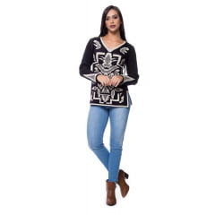 Blusa tricot arabesco Blusa tricot arabesco