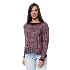 Blusa tricot fios mulet trança Blusa tricot fios mulet trança
