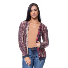 Casaco tricot mescla Casaco tricot mescla