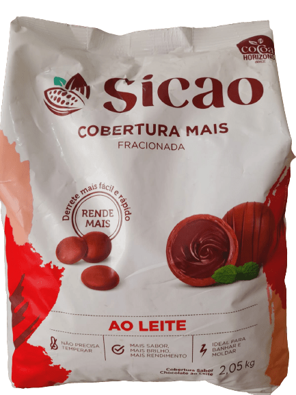 Cobertura Mais sabor Chocolate ao Leite - Gotas 2,05kg SICAO
