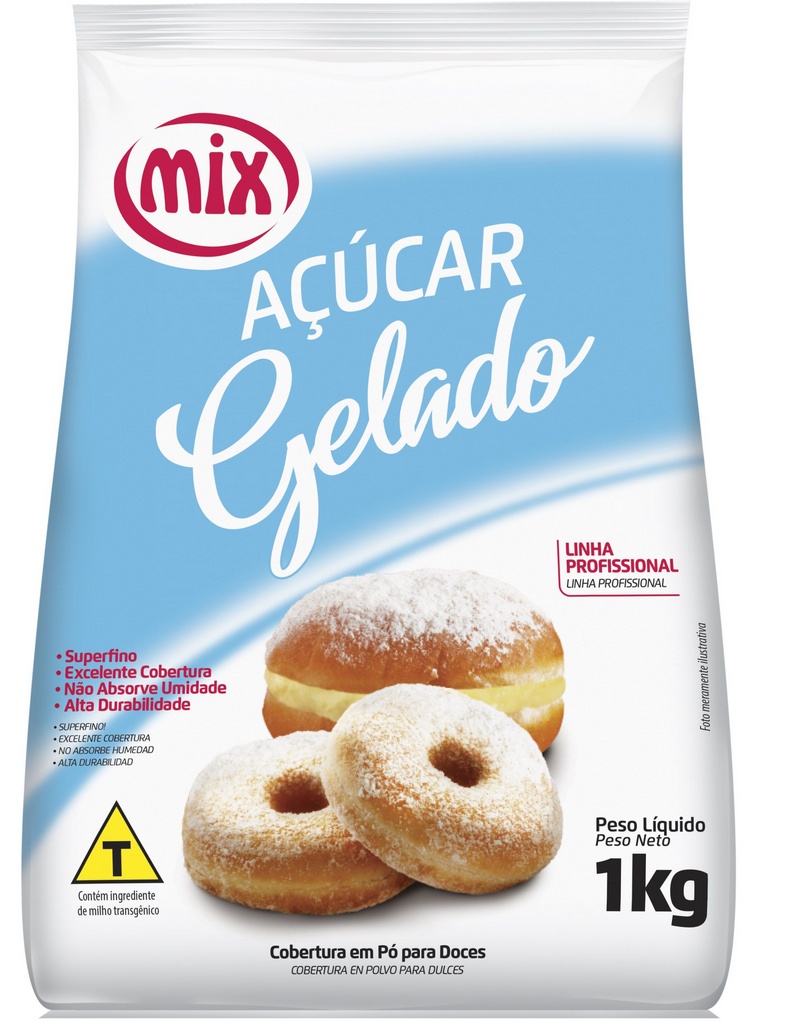 Açúcar Gelado 1kg - Mix