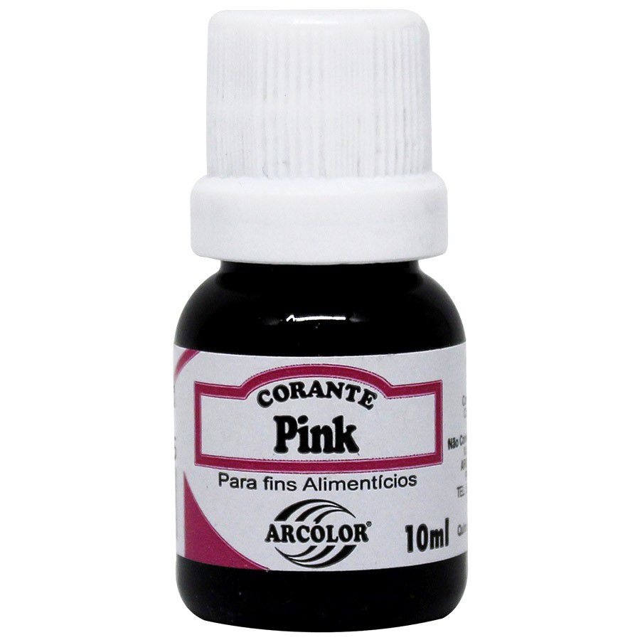 Corante Liquido Arcolor  - cor Pink 10ml