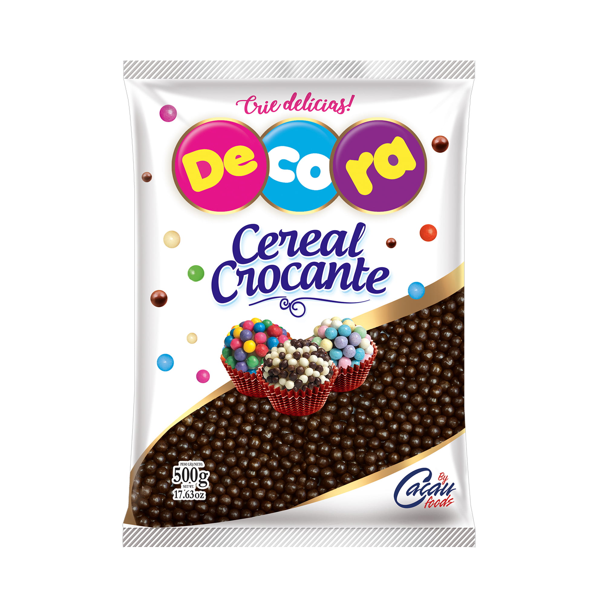 DECORA MINI CEREAL CROC CHOCOLATE 500GR
