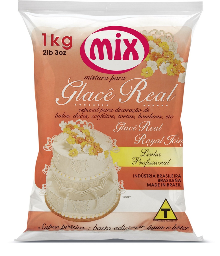 Mistura para Glacê Real 1kg - Mix