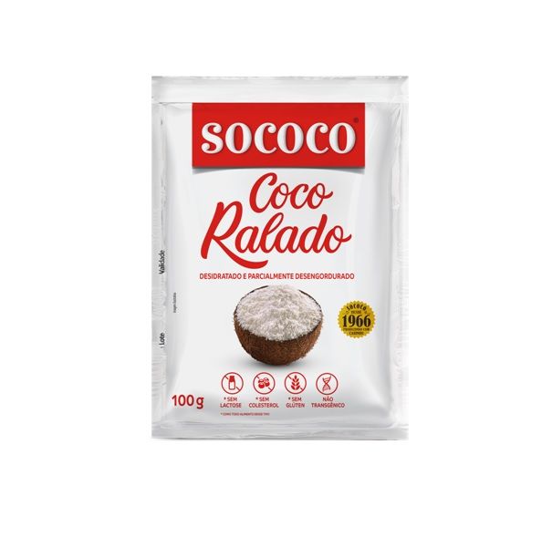 SOCOCO COCO RALADO PURO 100GR