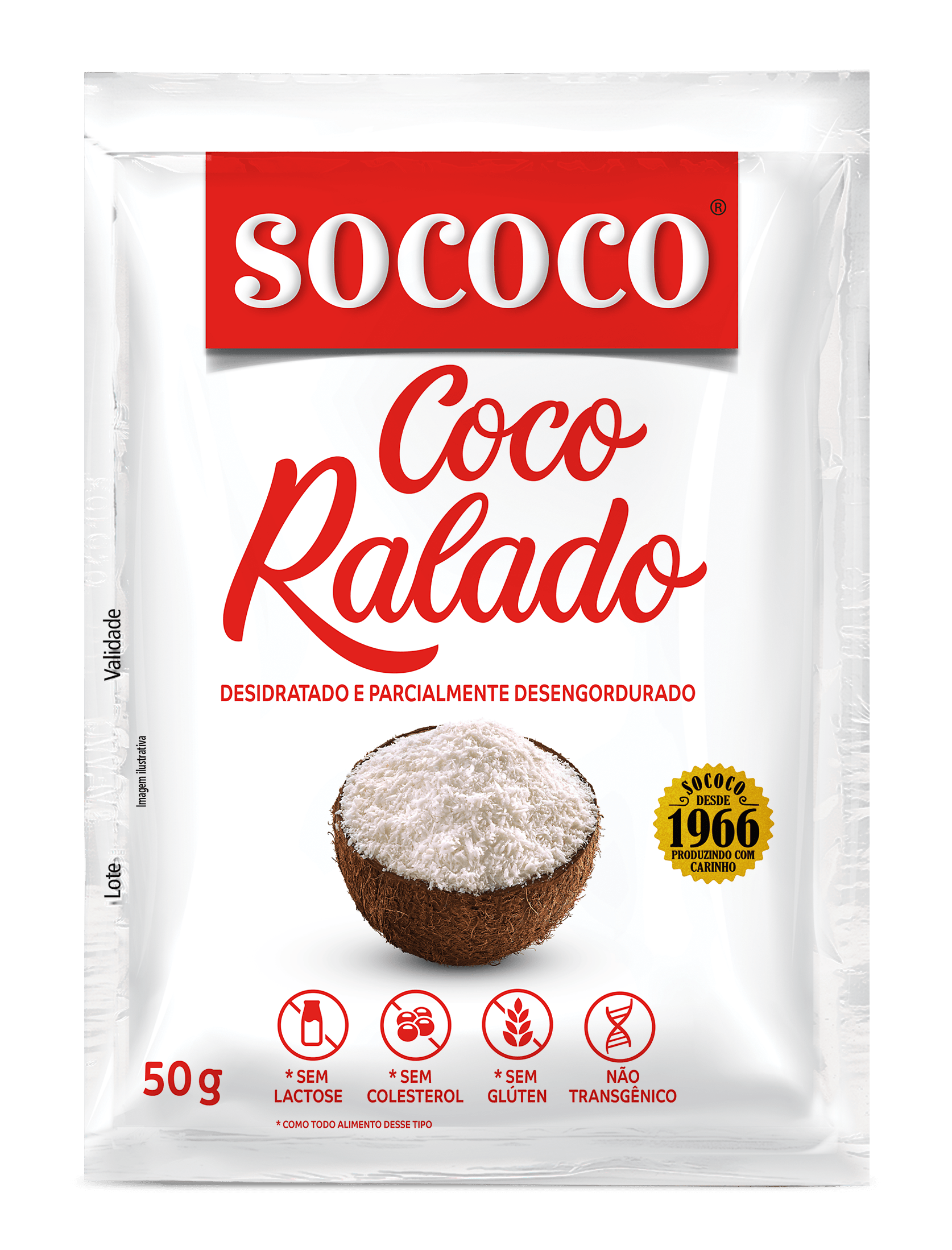 SOCOCO COCO RALADO PURO 50GR