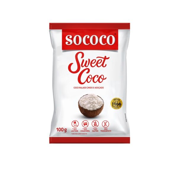 SOCOCO COCO RALADO SWEET UMIDO ADOC 100GR