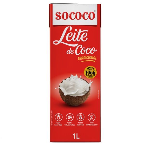 SOCOCO LEITE DE COCO 1LT