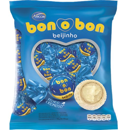 Bombom Bonobon Beijinho -  750g Arcor