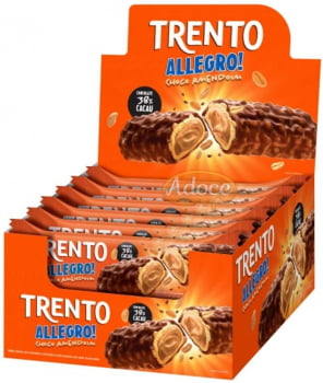 CHOCOLATE TRENTO RECH ALLEGRO CHOCO AMENDOIM PECCIN 16X1UN