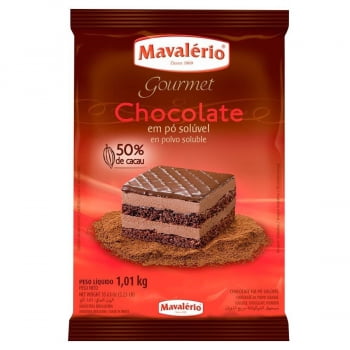 MAVALERIO CHOCOLATE EM PO SOLUVEL 50% CACAU 1.01KG