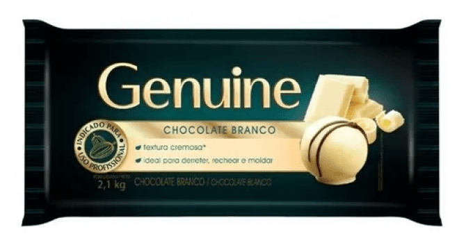 GENUINE CHOC BRANCO 2.1KG CARGILL - CENTRAL DOCES