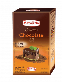 MAVALERIO CHOCOLATE EM PO SOLUVEL 32% CACAU 200GR