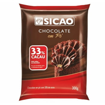 SICAO CHOCOLATE EM PO 33% CACAU 300GR