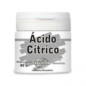 Ácido Cítrico - 40g Arcolor