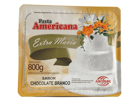 ARCOLOR PASTA AMERICANA CHOCOLATE BRANCO  800GR