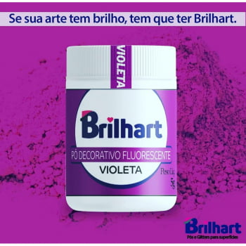 BRILHART PO PARA DECORACAO FLUORESCENTE VIOLETA 5GR