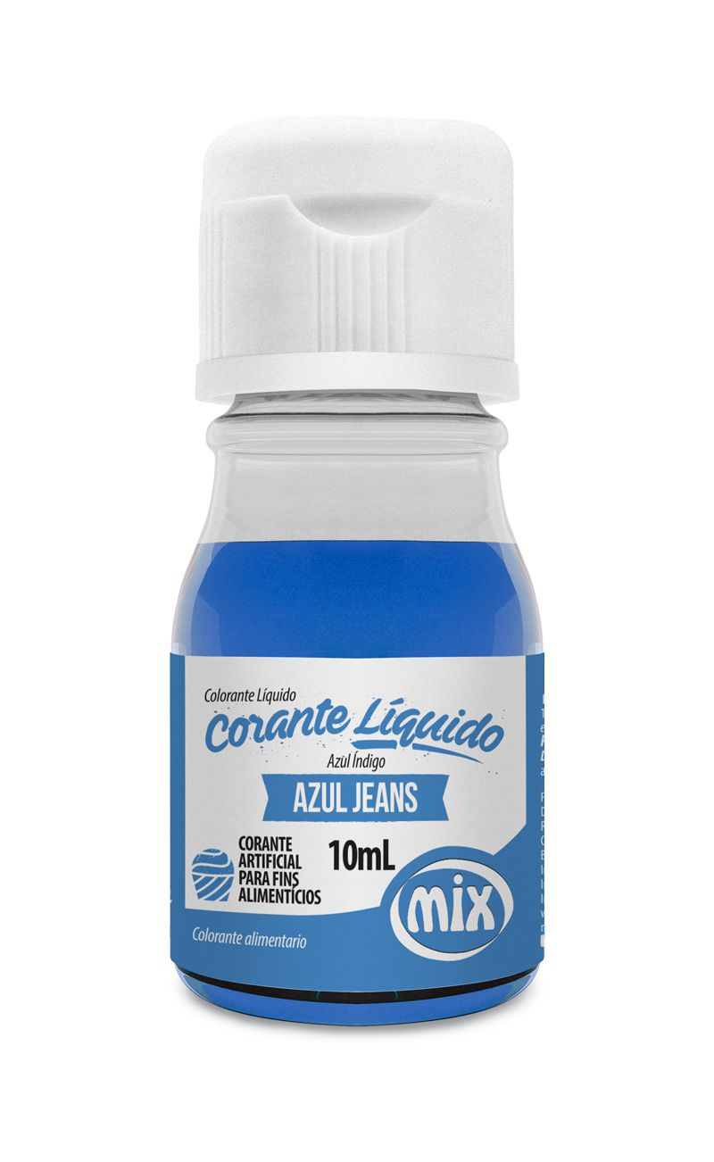Corante Liquido Mix  - cor Azul Jeans 10ml