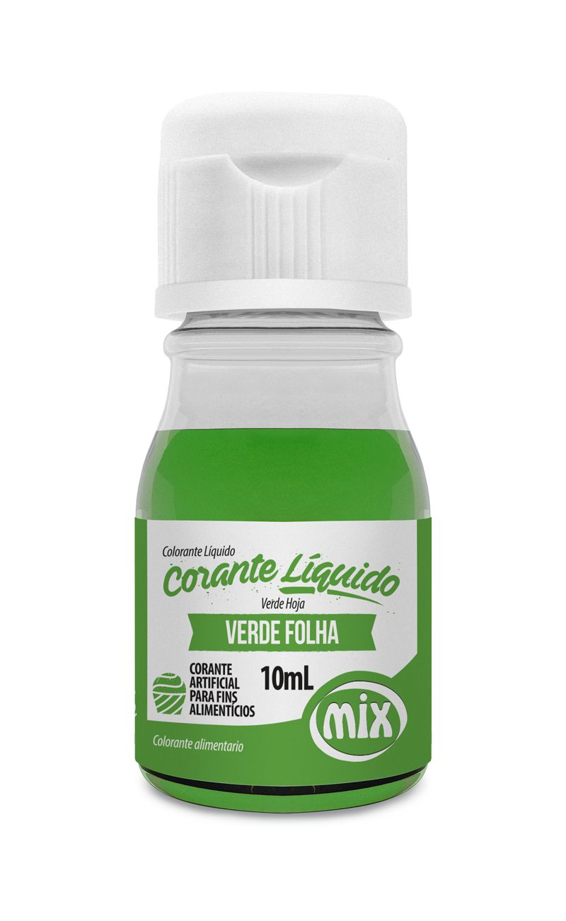 Corante Liquido Mix  - cor Verde Folha 10ml