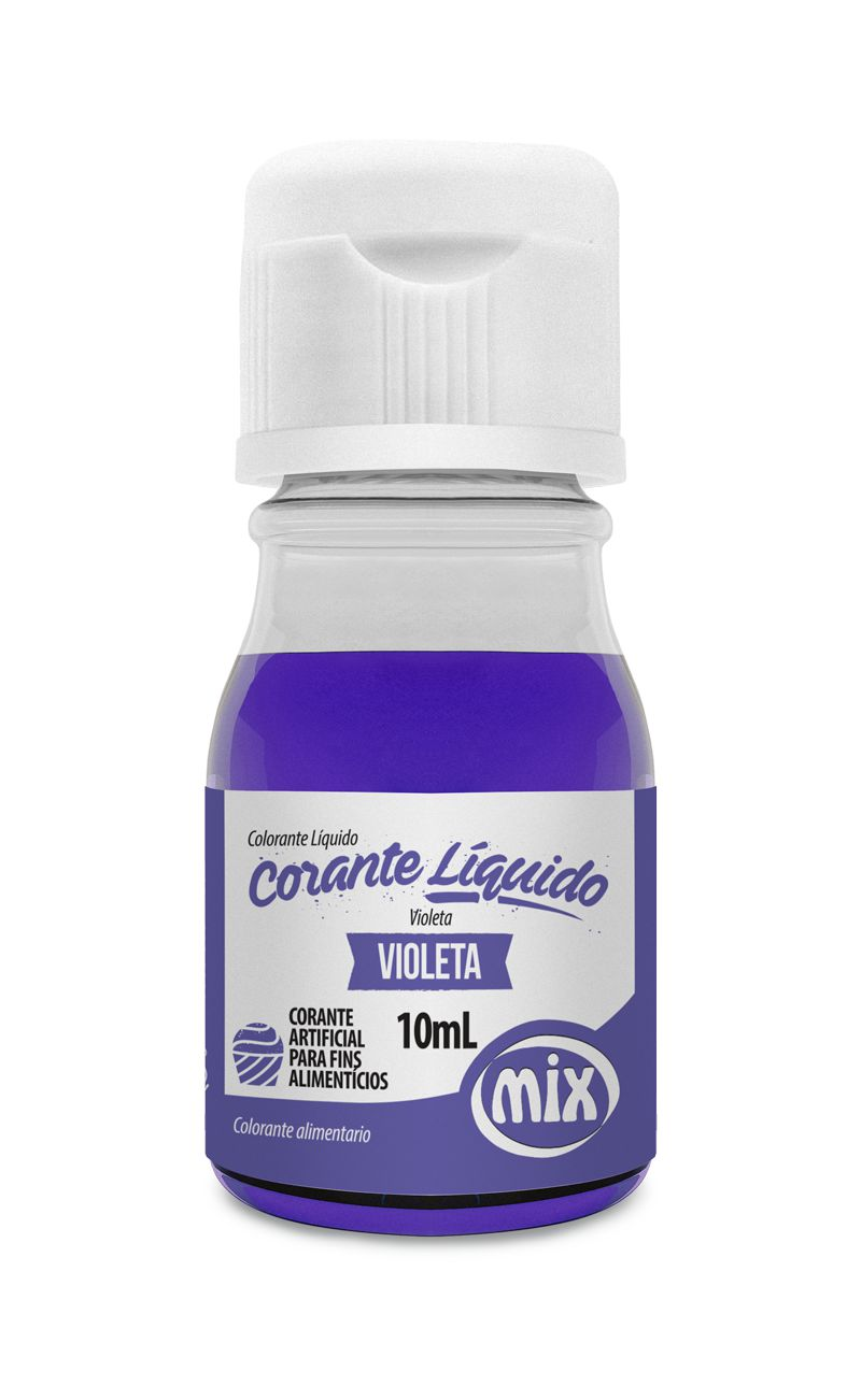 Corante Liquido Mix  - cor Violeta 10ml