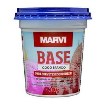 MARVI BASE PARA SORVETE COCO BRANCO 100GR