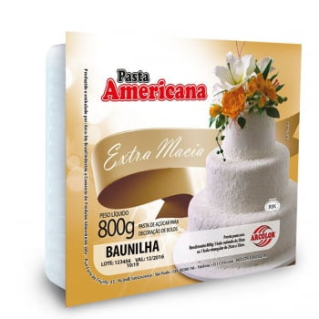 Pasta Americana Arcólor - Baunilha 800g