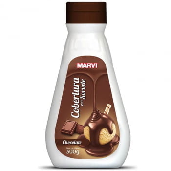 MARVI COBERTURA PARA SORVETE CHOCOLATE 300GR