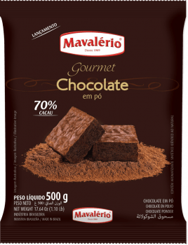 MAVALERIO CHOCOLATE EM PO 70% CACAU 500GR
