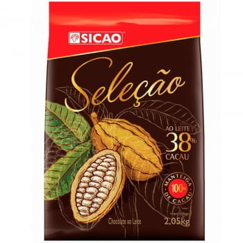 SICAO SELECAO MOEDAS CHOC AO LEITE 38% 2.05KG